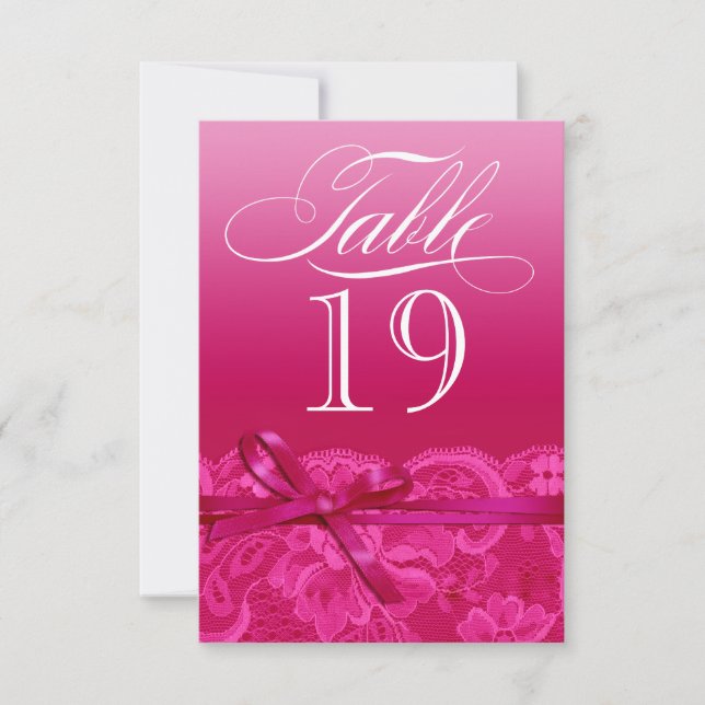 Amy Table Card-19 Invitation (Front)