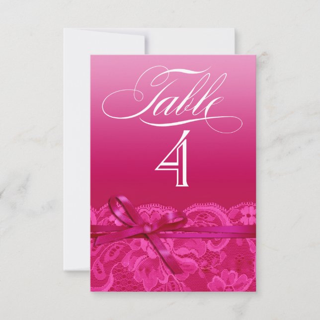 Amy Table Card-4 Invitation (Front)