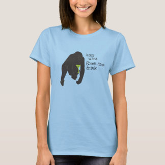 Amy Want Green Drop Drink T-Shirt