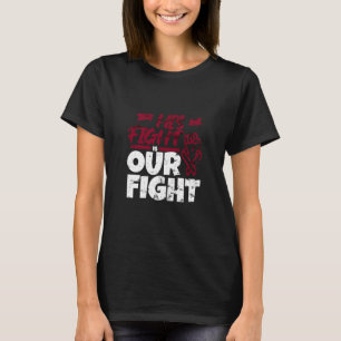 Amyloidosis dad son support awareness burgundy ret T-Shirt