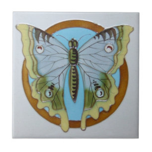 AN016 Art Nouveau Reproduction Antique Tile