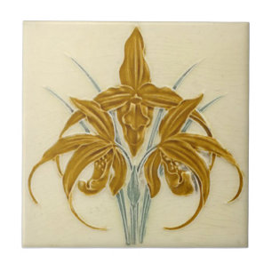 AN046 Art Nouveau Reproduction Antique Tile