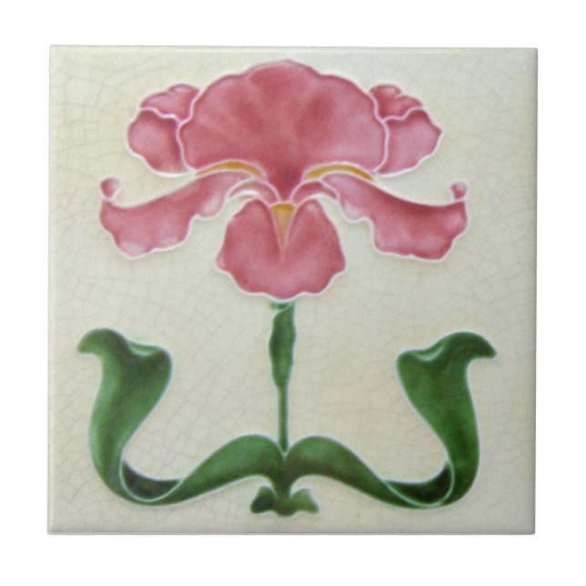 AN058 Art Nouveau Reproduction Antique Tile (Front)