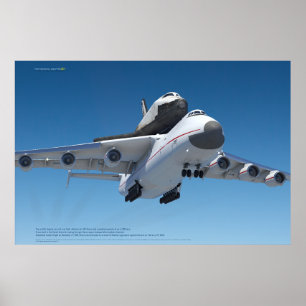 An-225 Mriya & Buran in the Sky Poster