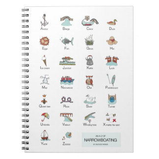 An A-Z of narrowboating notebook