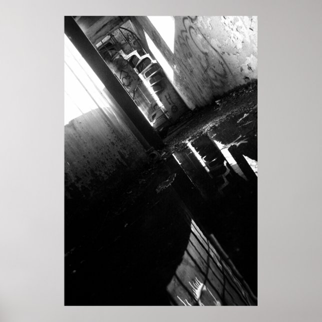 An Abandon Water mill Poster (Front)