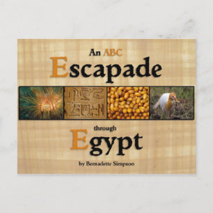 An ABC Escapade through Egypt Postcard