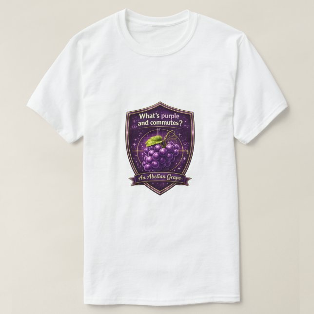 An Abelian Grape T-Shirt (Design Front)