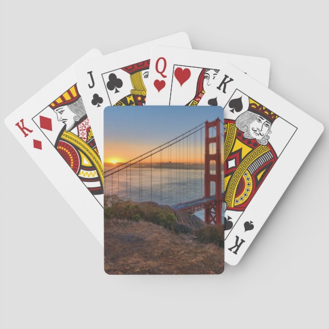 An absolutely stunning sunrise playing cards (Back)