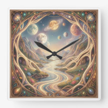 An abstract depiction of a hidden paradise