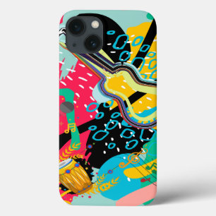 An Abstract Musical Blend iPhone 13 Case