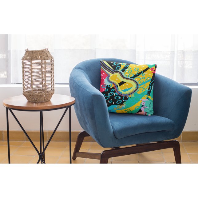 An Abstract Musical Blend Cushion (Creator Uploaded)