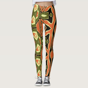An abstract pattern "Ratti_Creative_Arts"   Leggin Leggings