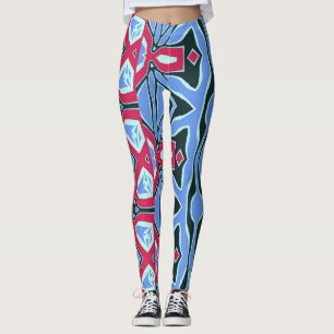An abstract pattern "Ratti_Creative_Arts" Leggings