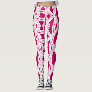 An abstract "Ratti_Creative_Arts" Leggings