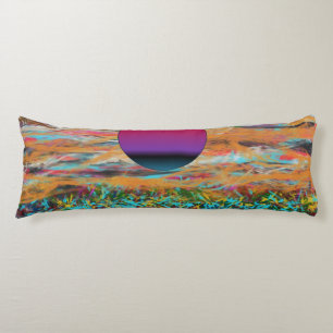 An Abstract Reality Body Pillow