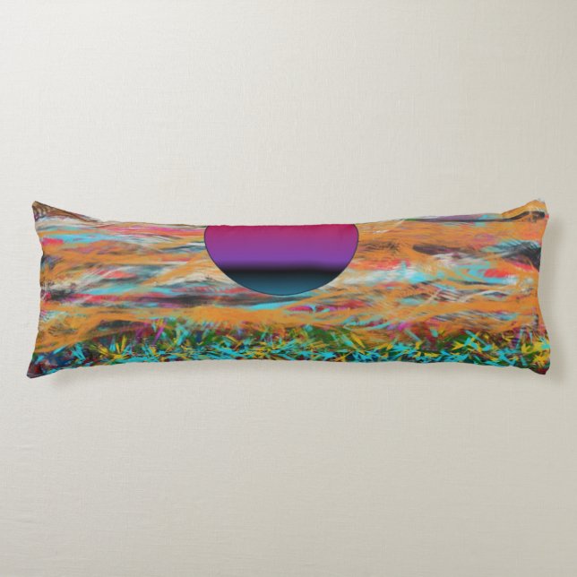An Abstract Reality Body Pillow (Front)