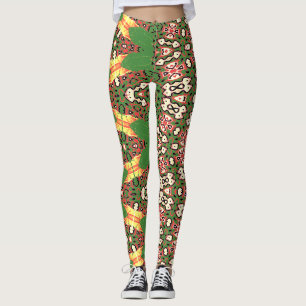An abstract texture "Ratti_Creative_Arts" Leggings