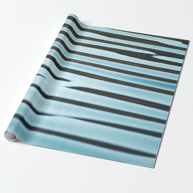 An abstract wave ripple background made from water wrapping paper (Unrolled)