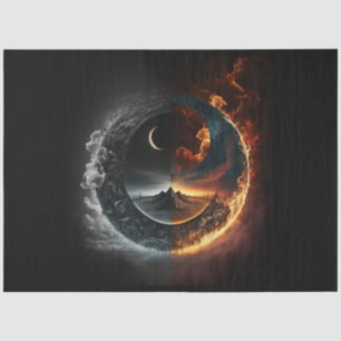 An Abstract Ying Yang Series Design 10 Tissue Paper