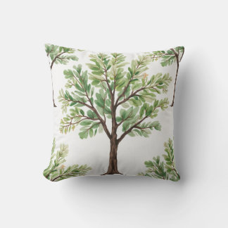 an acacia tree pillow cushion