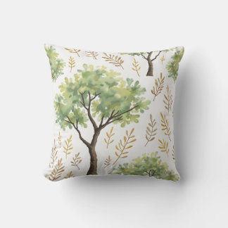 an acacia tree pillow cushion