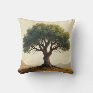 an acacia tree pillow cushion