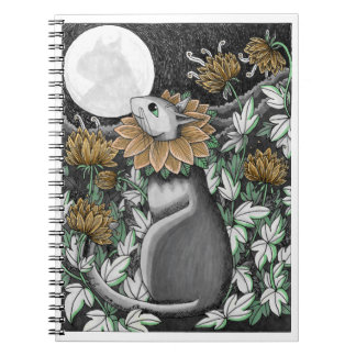 An Acolyte of Artemis spiral notebook