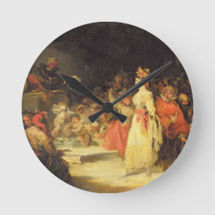 An Actress before the Inquisition (see also 58999) Round Clock