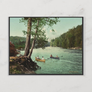 An Adirondack mountain stream classic Photochrom Postcard
