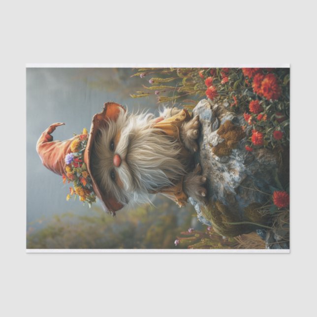 An Adorable Gnome Tissue Paper (Front)