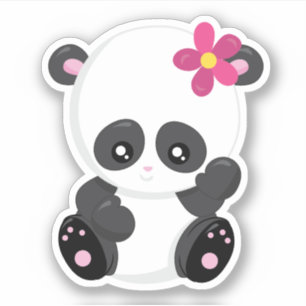 An adorable panda