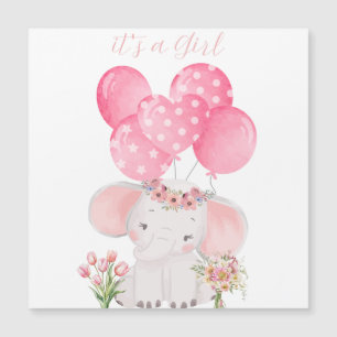 An Adorably Hand Illustrated "it's a Girl"