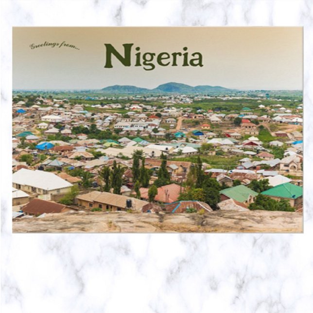An Aerial View of Abuja Nigeria Postcard (Creator Uploaded)