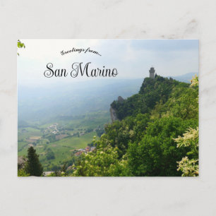 An Aerial View of San Marino Postcard