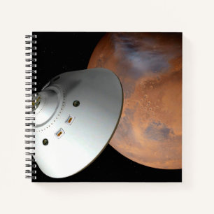 An Aeroshell-Encased Spacecraft Approaching Mars. Notebook