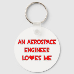 An Aerospace Engineer Loves Me Key Ring