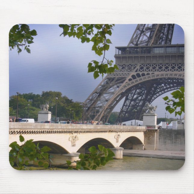 an afternoon by the Seine Mouse Pad (Front)