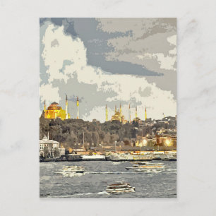 An afternoon in Istanbul Postcard