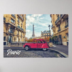 An Afternoon In Paris, France Poster