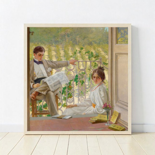 An Afternoon on the Porch (1895) Poster (Creator Uploaded)