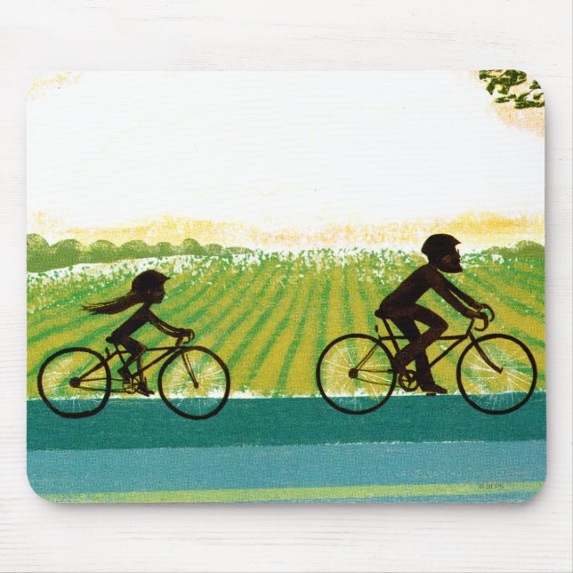 An Afternoon Ride Mouse Pad (Front)