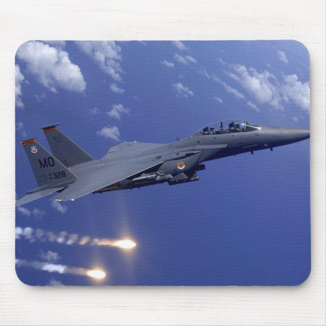 An Air Force F-15E Strike Eagle Mouse Pad (Front)