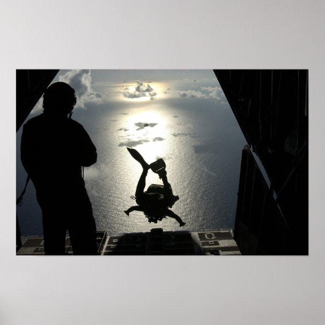 An Air Force pararescueman Poster (Front)