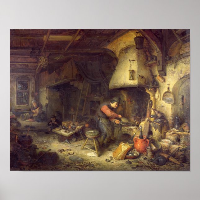 An Alchemist, 1611 Poster (Front)