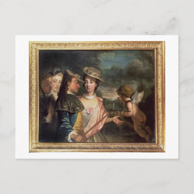 An Allegory of Courtship Postcard (Front)