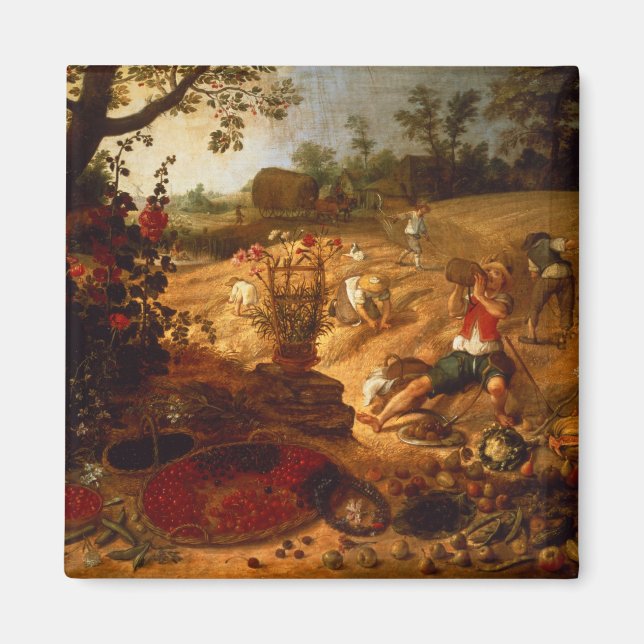 An allegory of Summer Magnet (Front)
