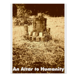 An Altar To Humanity  Poster