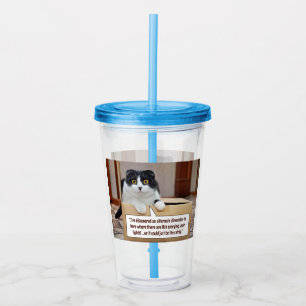 An alternate dimension acrylic tumbler
