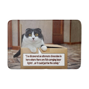 An alternate dimension bath mat